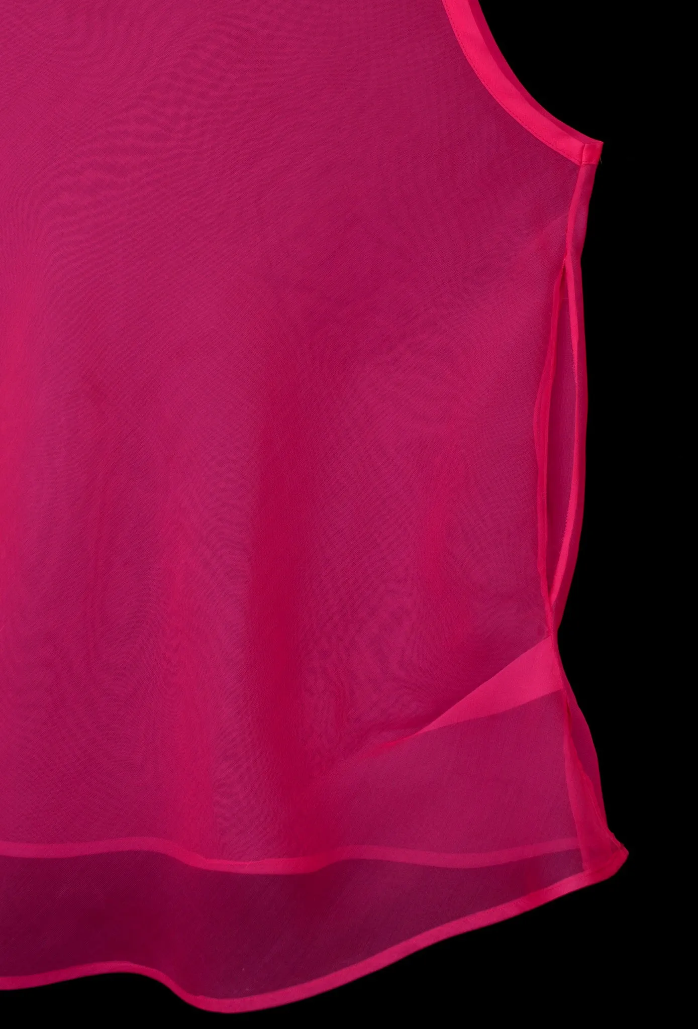 2000 Silk Organza Sleeveless Layering Top