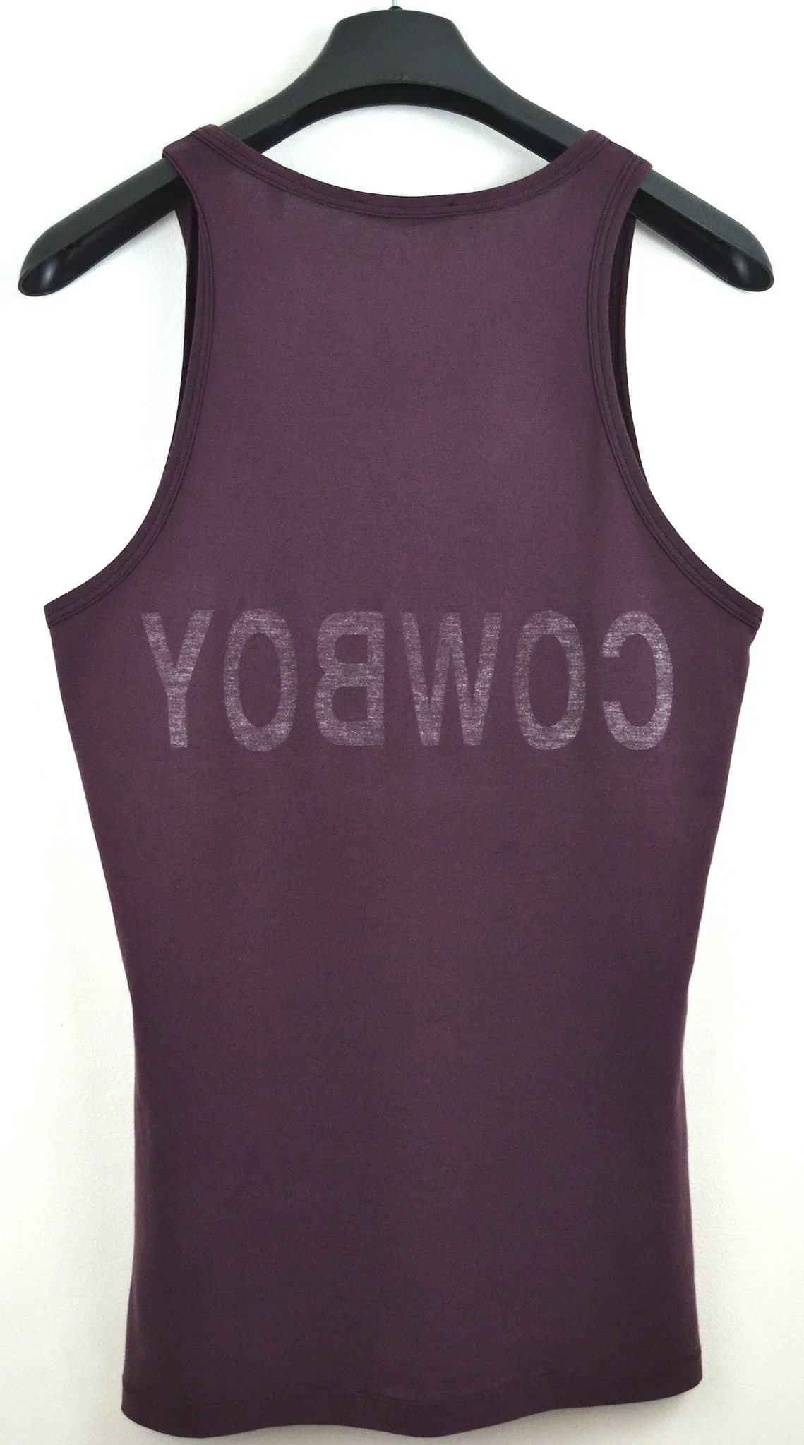 2004 Egyptian Cotton Reverse 'Cowboy' Tank Top