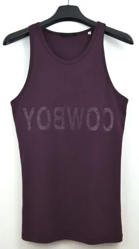 2004 Egyptian Cotton Reverse 'Cowboy' Tank Top