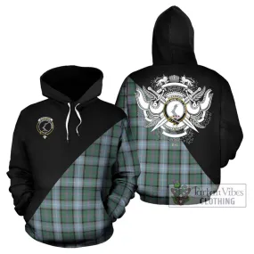 Alexander of Menstry Hunting Tartan Hoodie with Family Crest and Military Logo Style