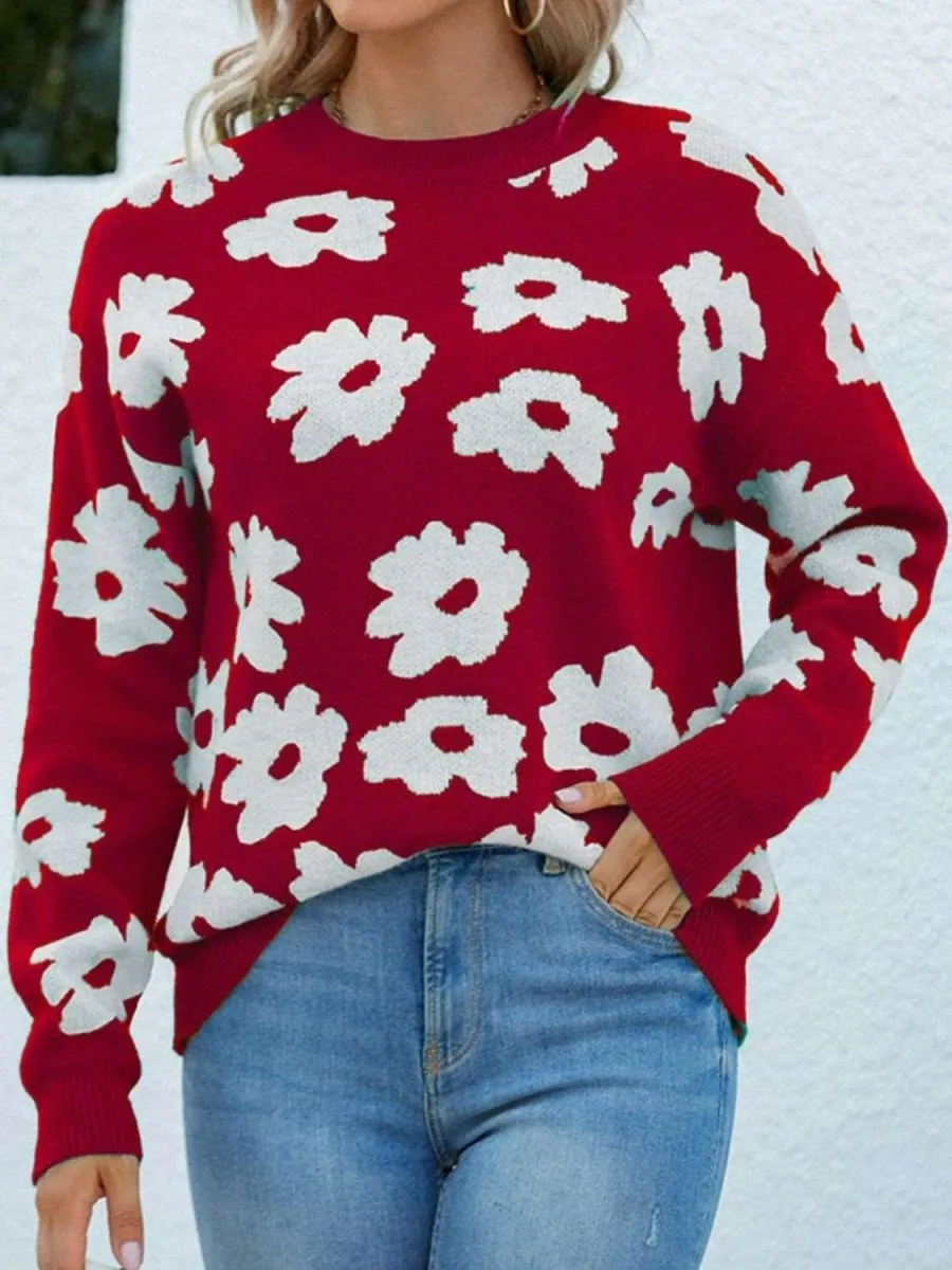 Amazing Daizy Floral Sweater