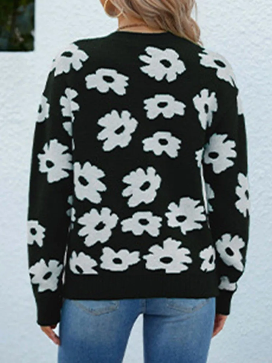 Amazing Daizy Floral Sweater