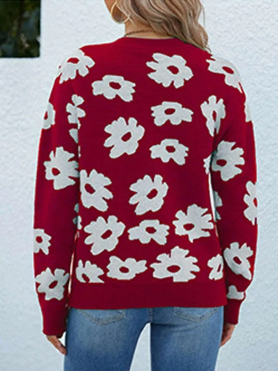 Amazing Daizy Floral Sweater