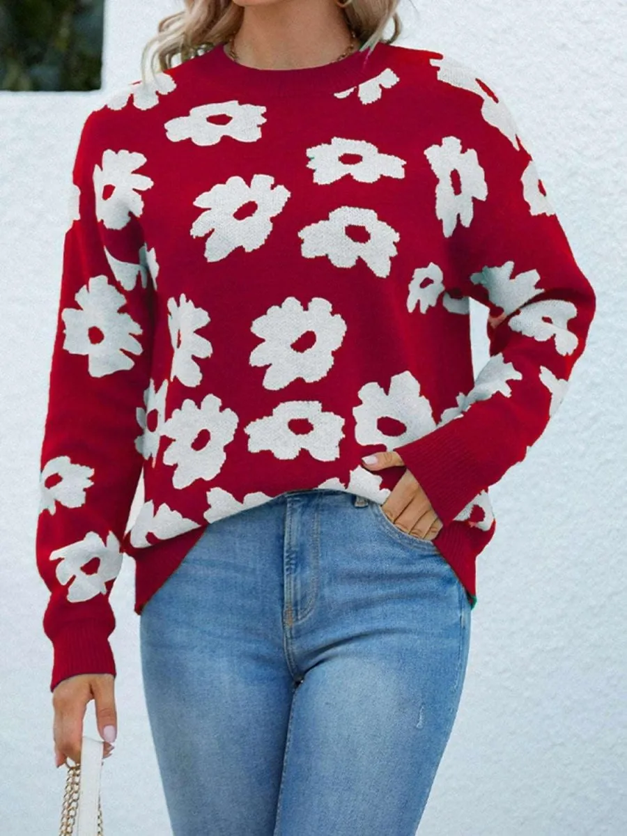 Amazing Daizy Floral Sweater