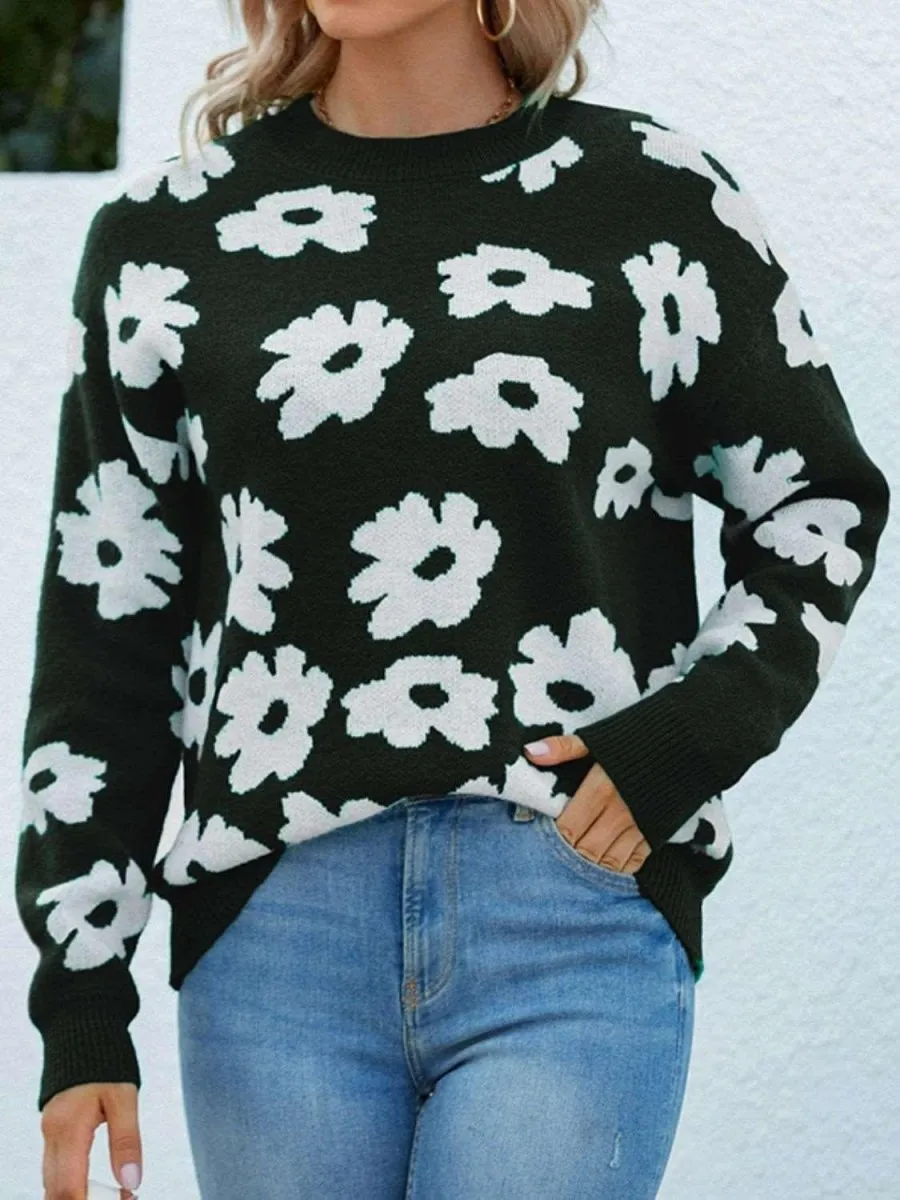 Amazing Daizy Floral Sweater