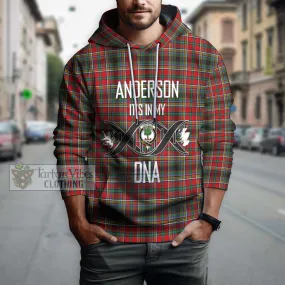 Anderson of Arbrake Tartan Hoodie with Family Crest DNA In Me Style