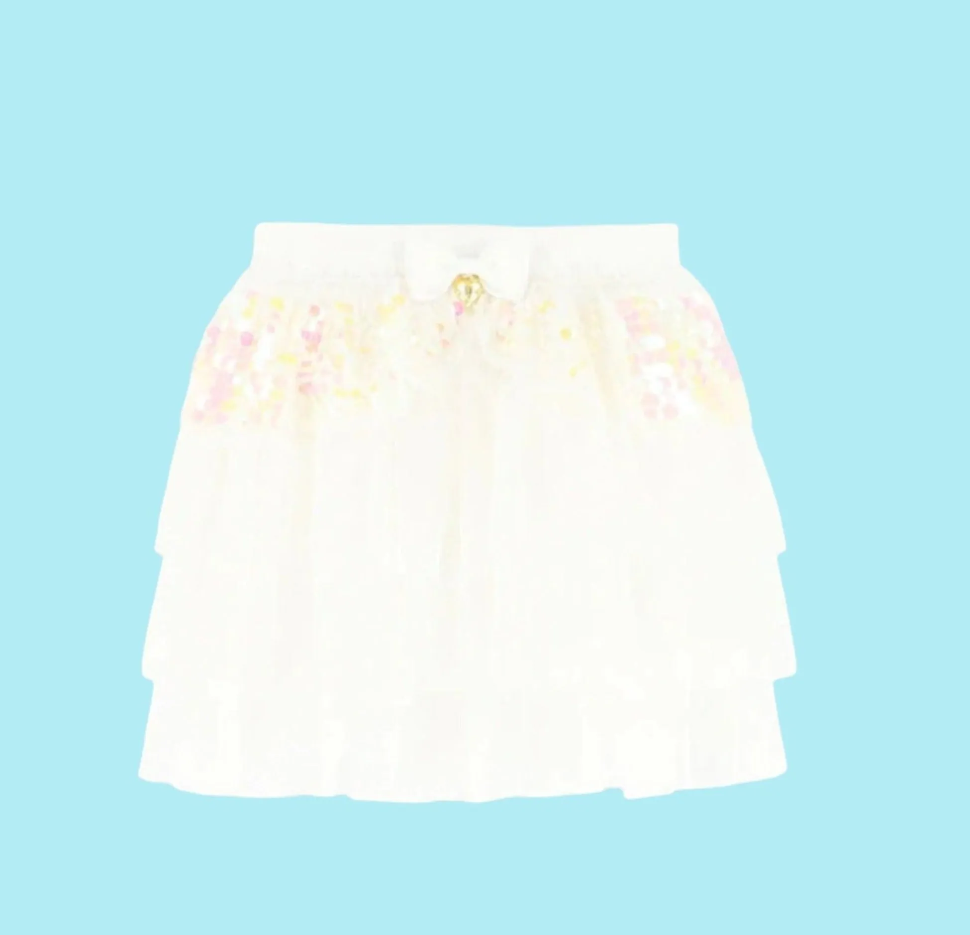 Angel's Face Girls SNOWDROP Sequin Ziggy Skirt