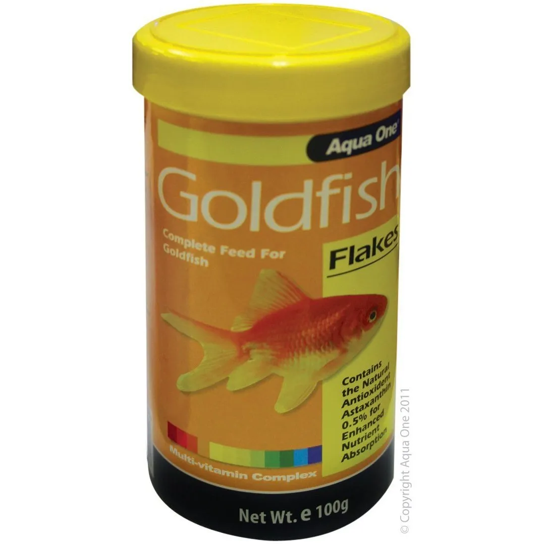 Aqua One Goldfish Flakes 100g