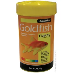 Aqua One Goldfish Flakes Fish Food 24g