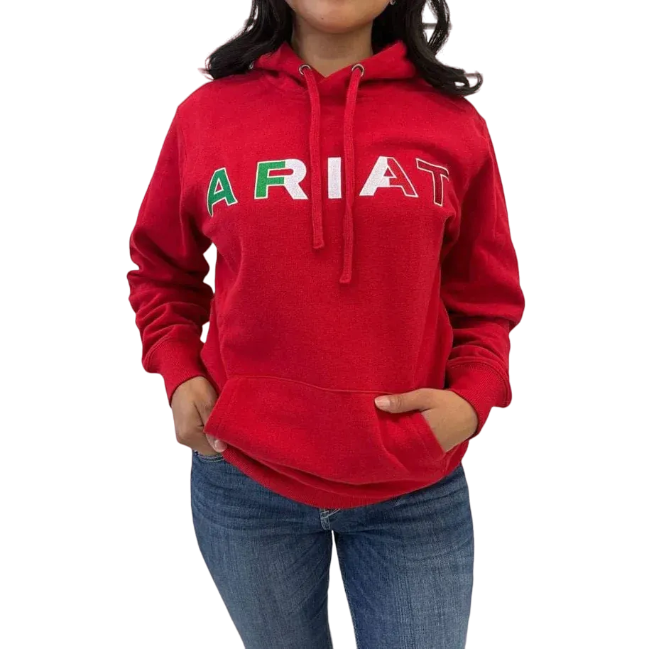 Ariat Women's Red Flag Mexico Hoodie