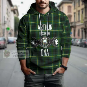 Arthur Modern Tartan Hoodie with Family Crest DNA In Me Style