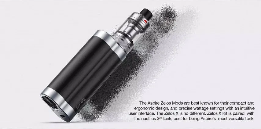 Aspire Zelos X Vape Kit with FREE 18650 Battery