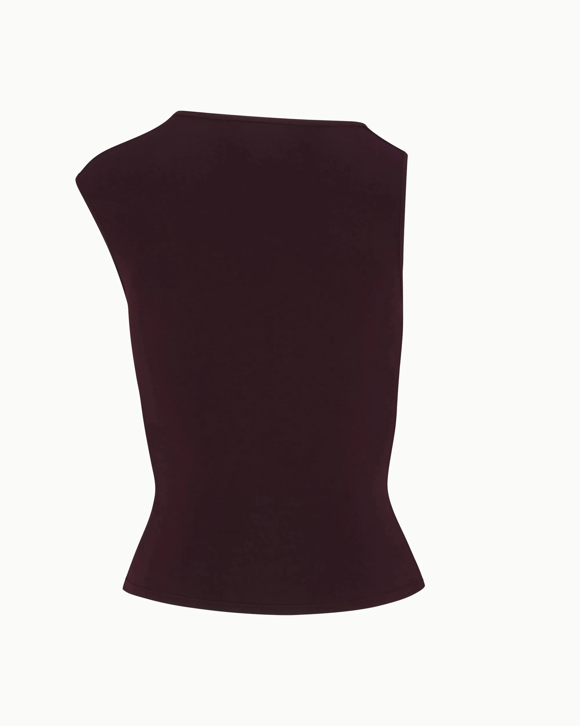 Asymmetrical Tank | Black Cherry