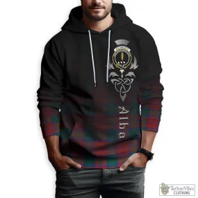 Auchinleck (Affleck) Tartan Hoodie Featuring Alba Gu Brath Family Crest Celtic Inspired