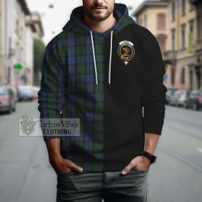 Baird Tartan Hoodie with Family Crest and Half Of Me Style