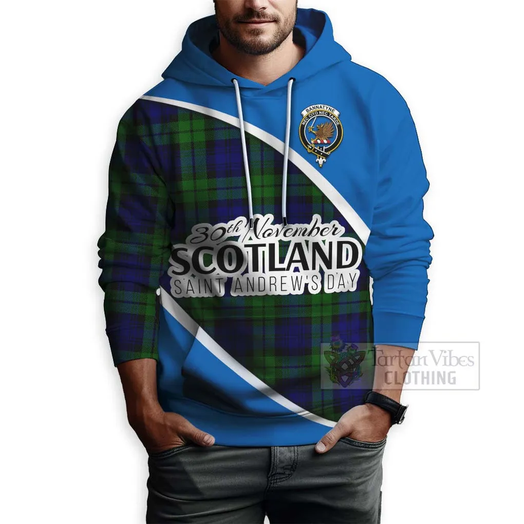 Bannatyne Family Crest Tartan Hoodie Celebrate Saint Andrew's Day in Style