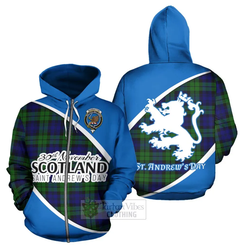 Bannatyne Family Crest Tartan Hoodie Celebrate Saint Andrew's Day in Style