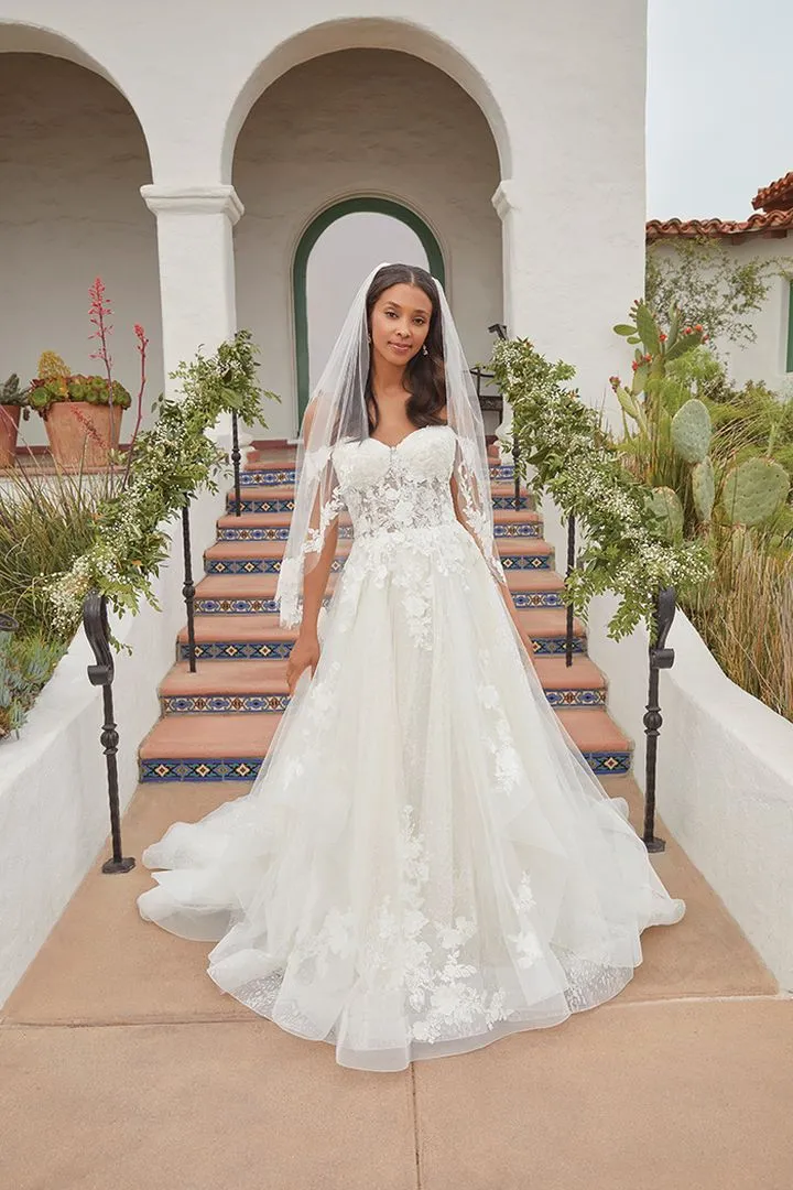 Beloved Bridal B372 Astley Wedding Dress by Casablanca Bridal Lace Off the Shoulder Ballgown