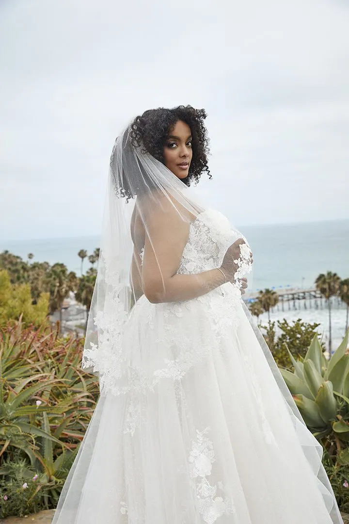 Beloved Bridal B372 Astley Wedding Dress by Casablanca Bridal Lace Off the Shoulder Ballgown