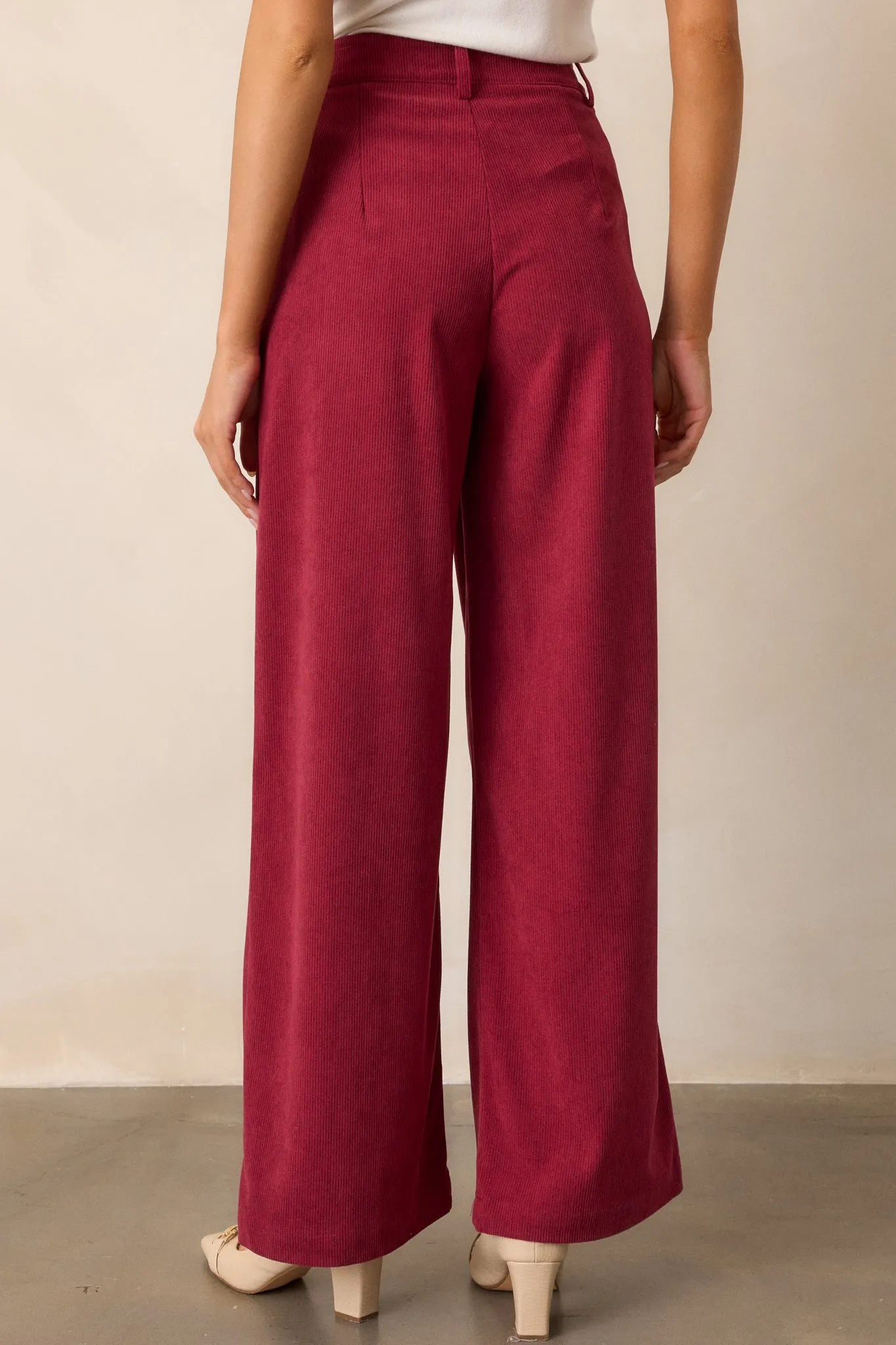 Beyond Bold Cranberry Pants