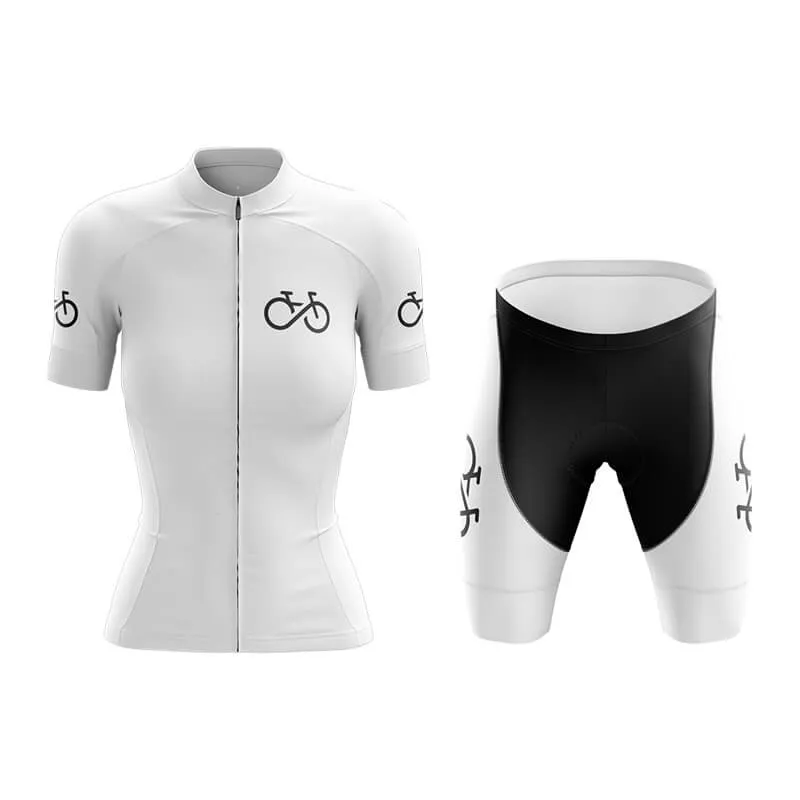 Bike Forever 2.0 Club Cycling Kit (White)