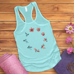 Bird Flower Cycle Tank Top