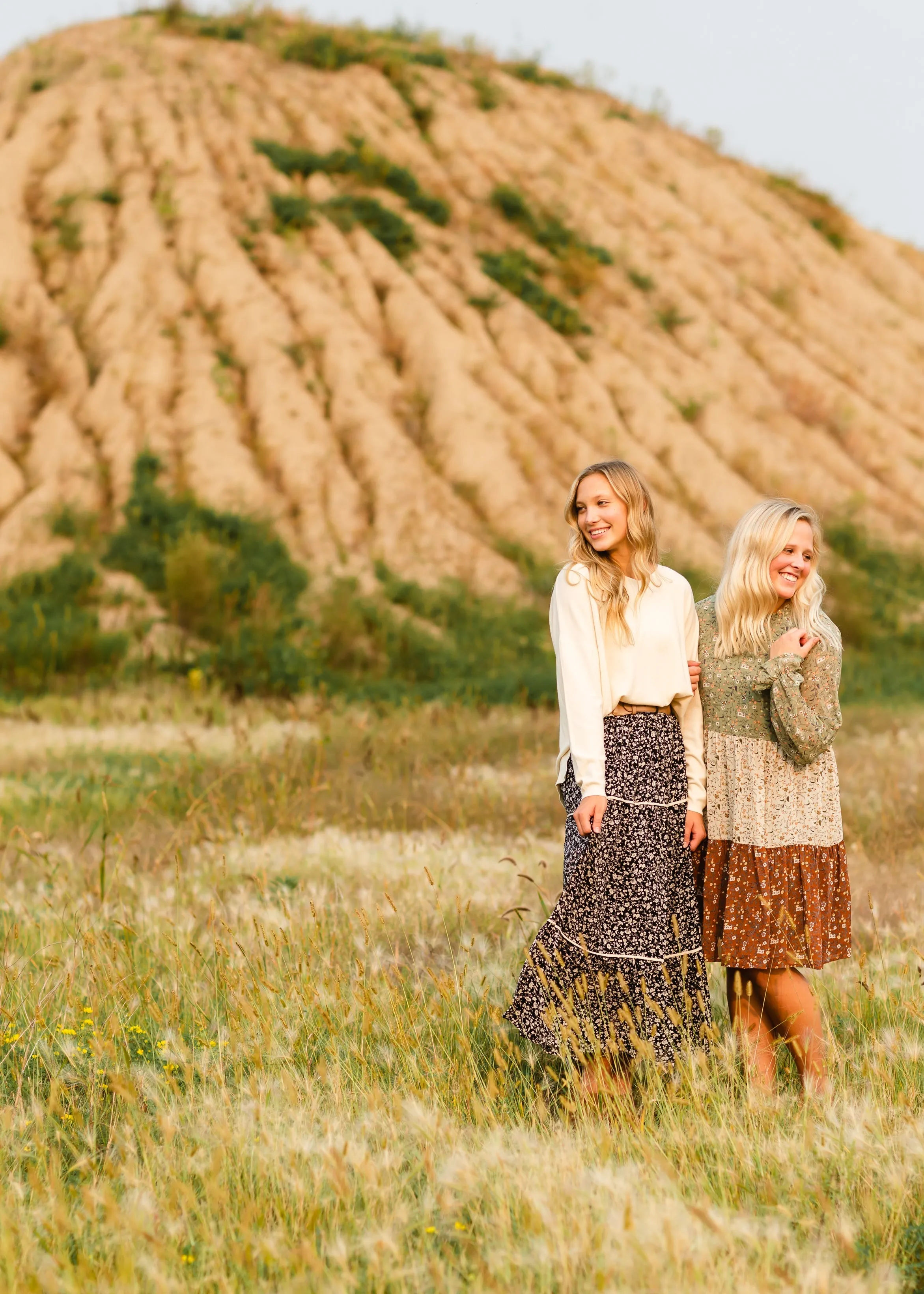 Black Floral Print Maxi Skirt - FINAL SALE