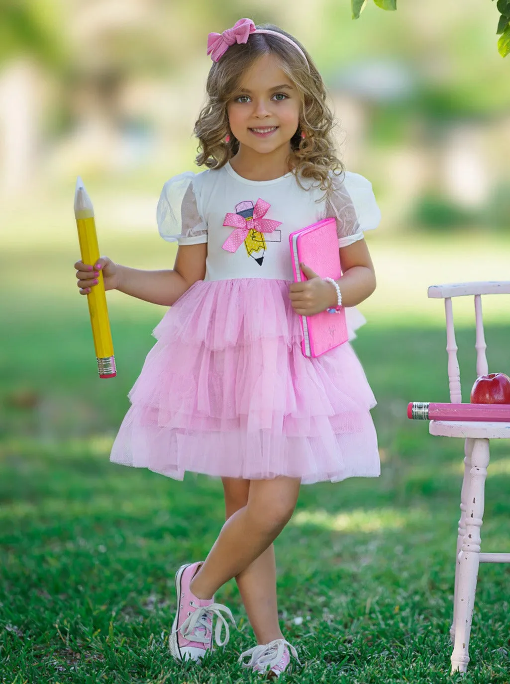 Brainy Ballerina Layered Tutu Dress