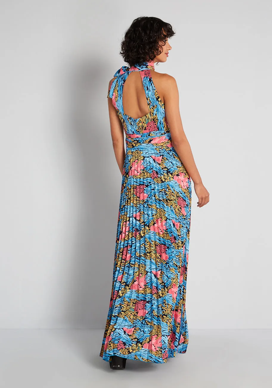 Brighter Than the Sun Maxi Dress