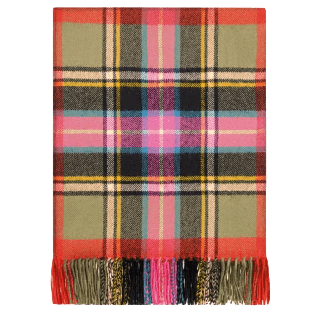 Bruce of Kinnaird Ancient Tartan Lambswool Blanket