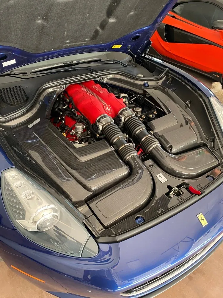 C3 Carbon Ferrari California Carbon Fiber Engine Bay