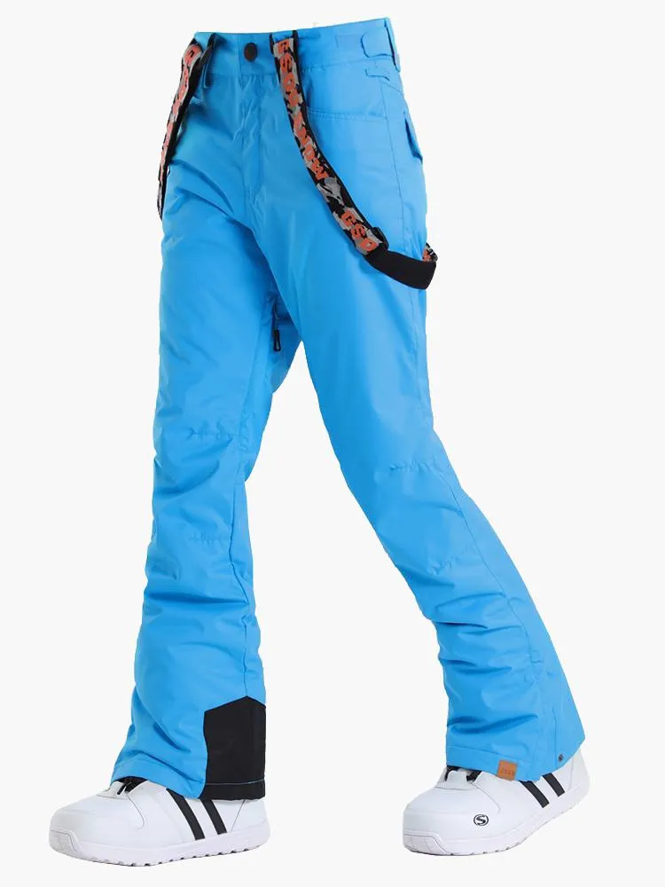 Cambridge Blue High Waterproof Windproof Women's Snowboarding/Ski Pants