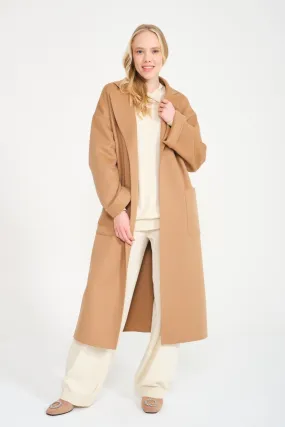 Camel Wool Long Coat