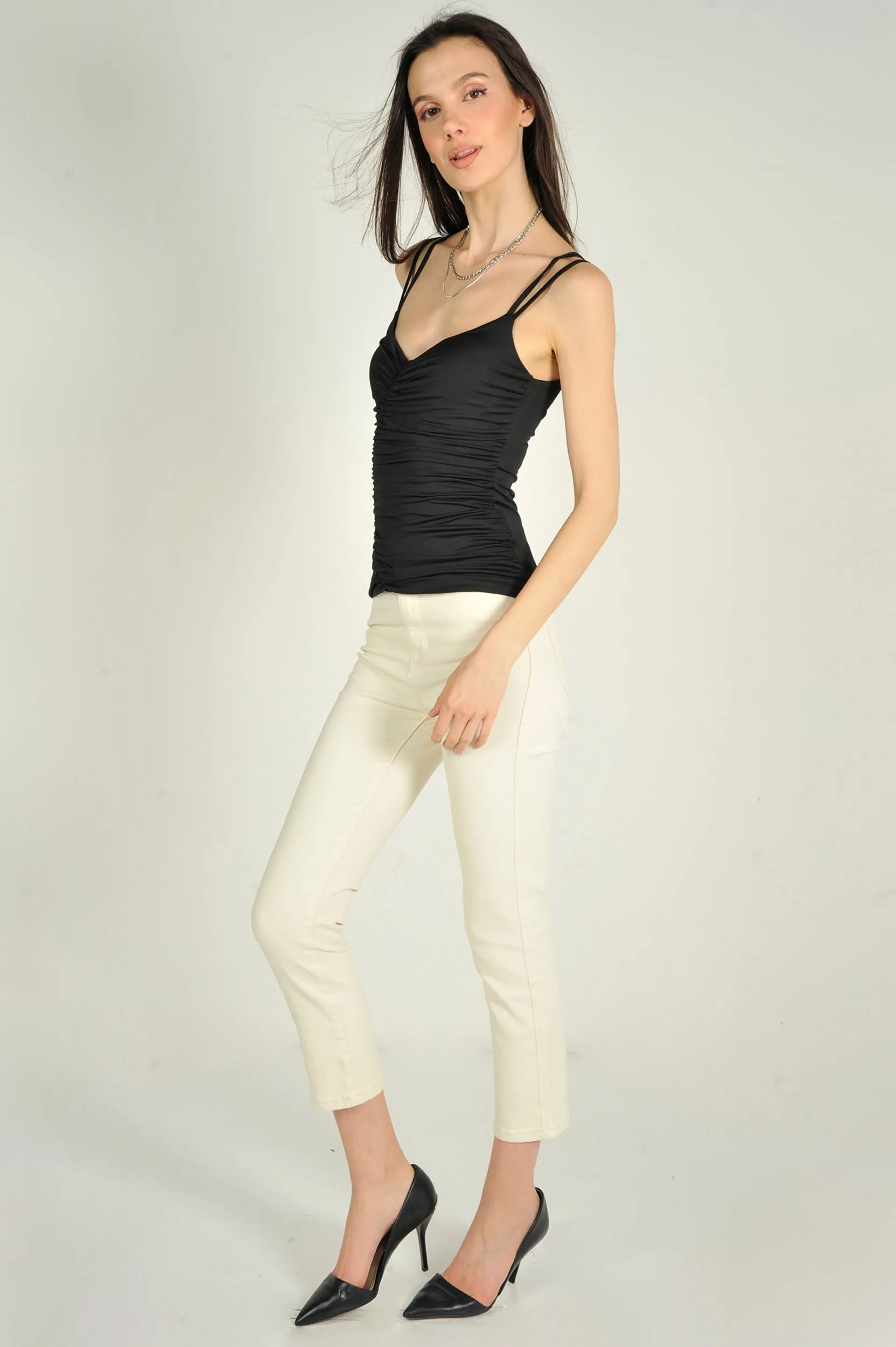 Camisole froncée - LEXIE - (E-B4)