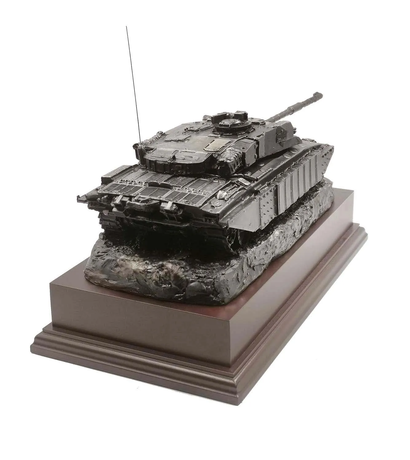 CHALLENGER 1 Gulf War Chobham Armoured Cold Cast Bronze Tank