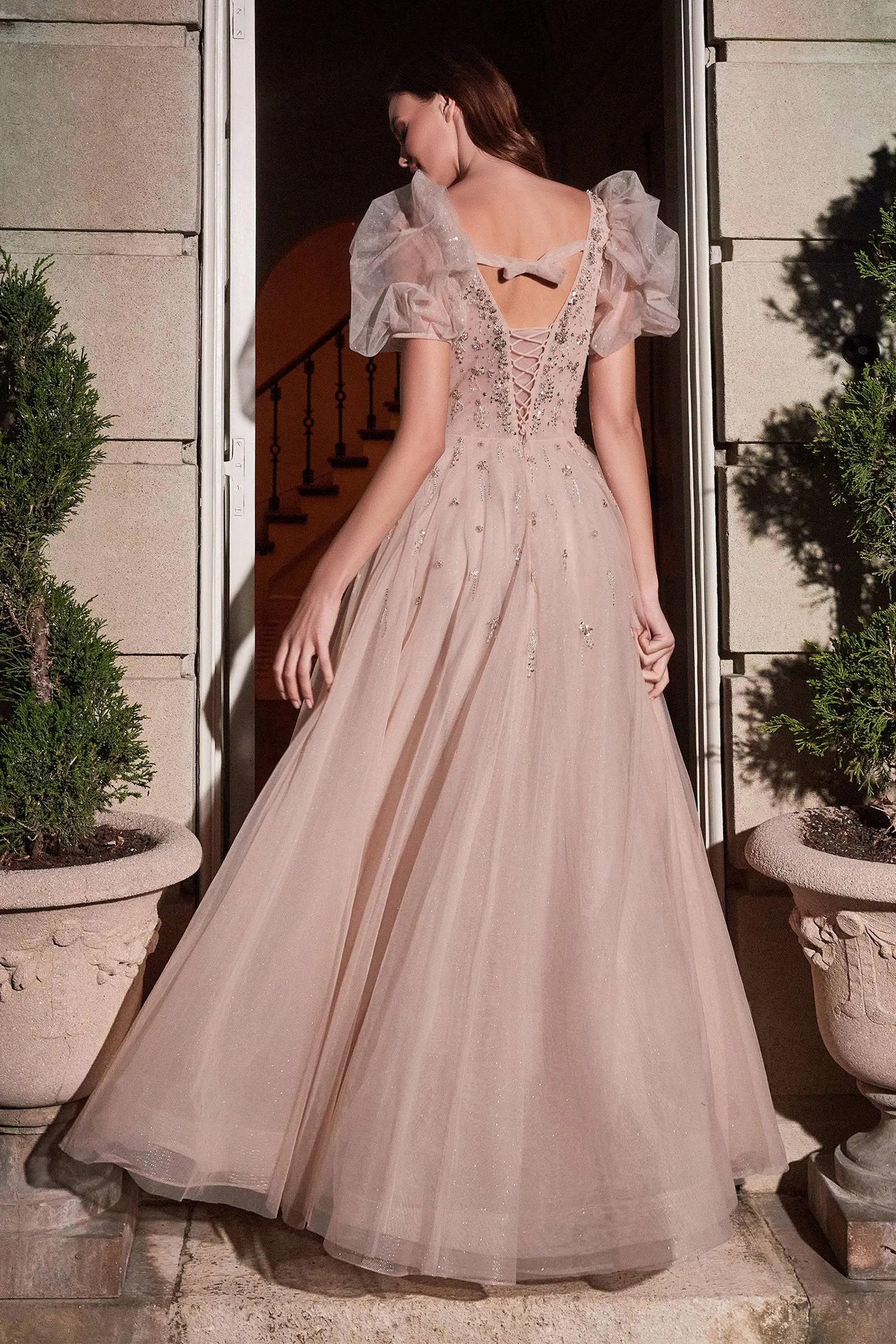 Cinderella Divine B711 Cap Sleeve Ball Gown