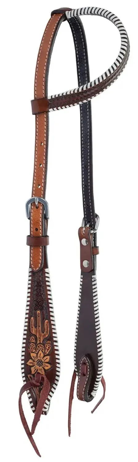 Circle Y Desert Rawhide One Ear Headstall, Full