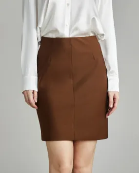 Classic Wool Mini Skirt