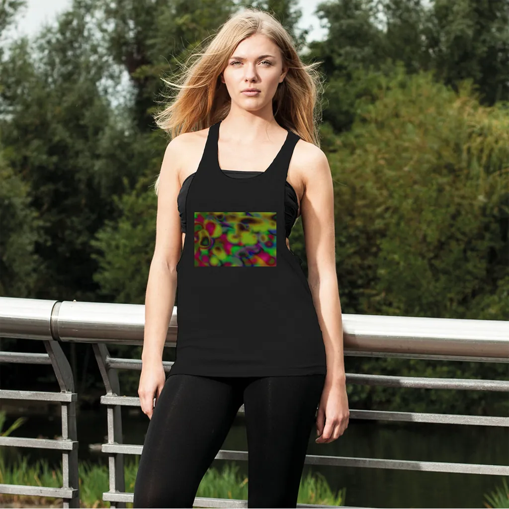 Cloud Concept Painting Women's Loose Racerback Tank Top