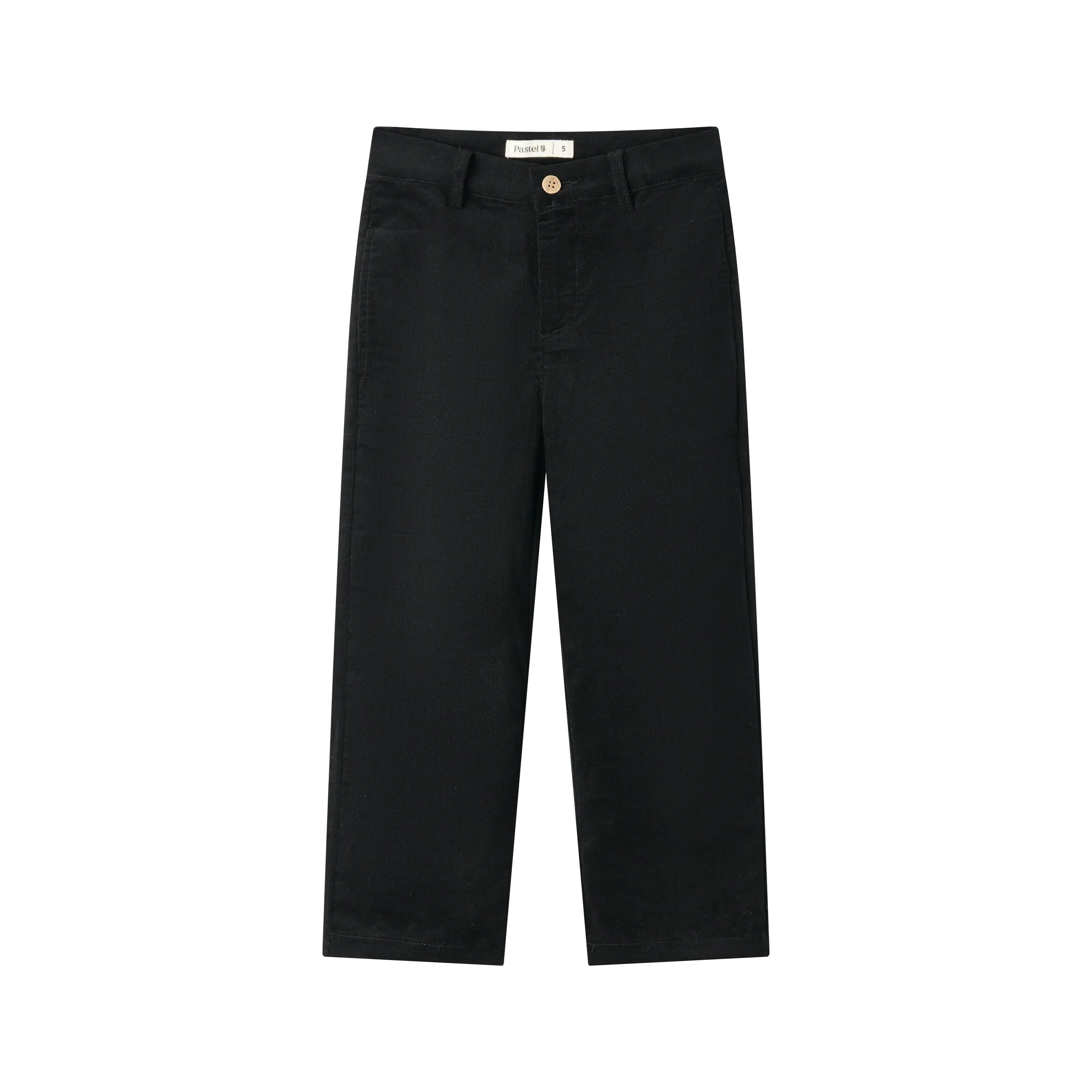 corduroy pant - black