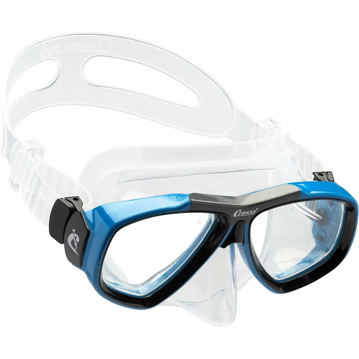 CRESSI FOCUS MASK - CLEAR/BLUE