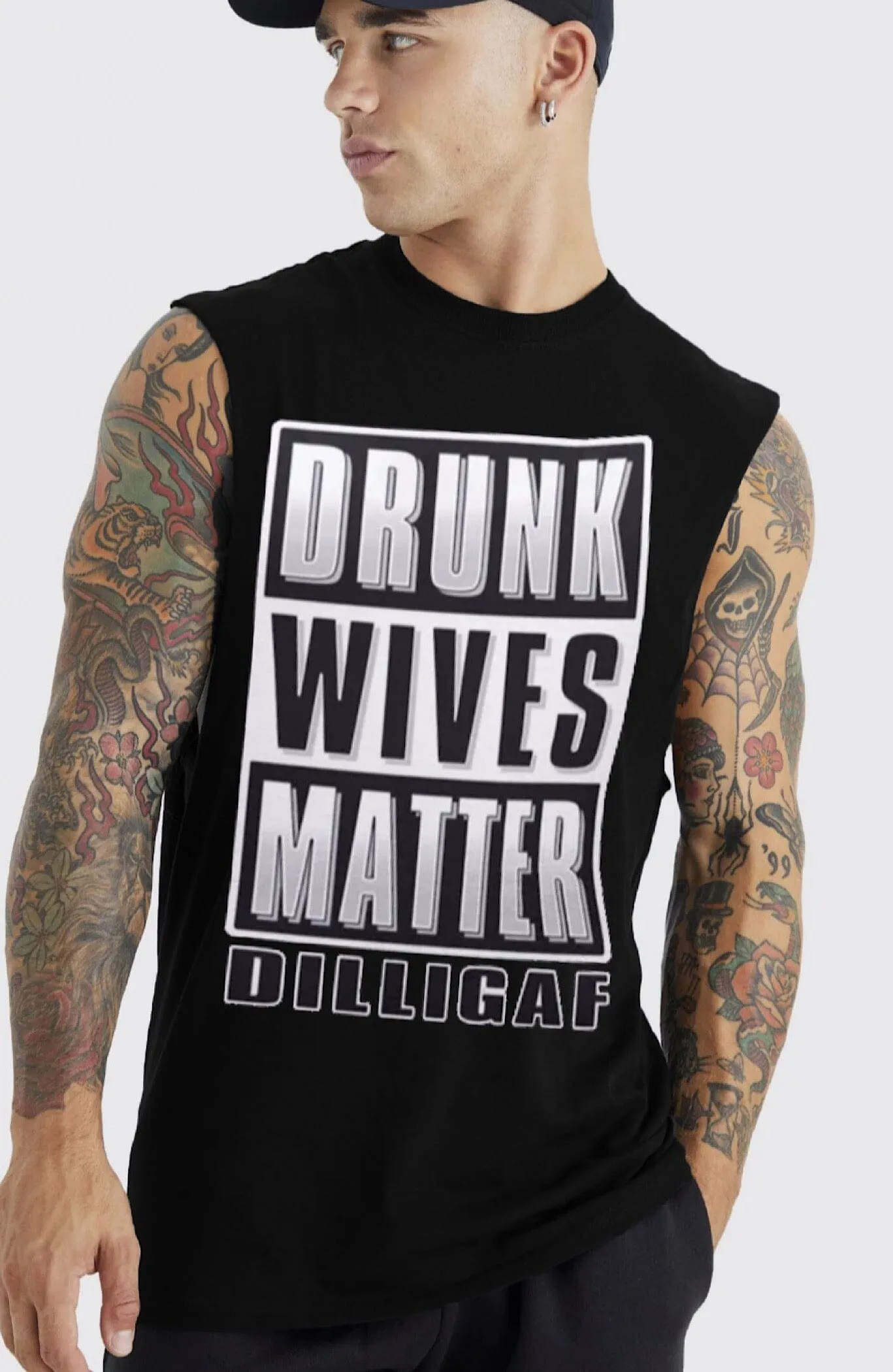 Drunk wives matter Muscle shirt