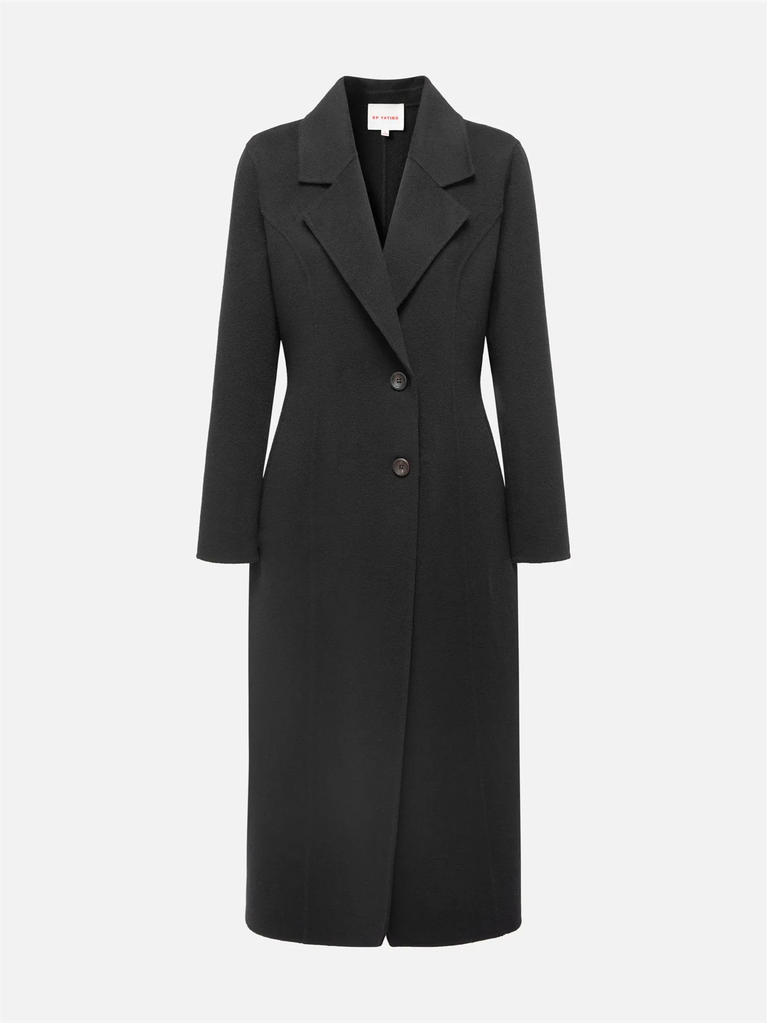 EP YAYING Double-Sided Wool Midi Coat