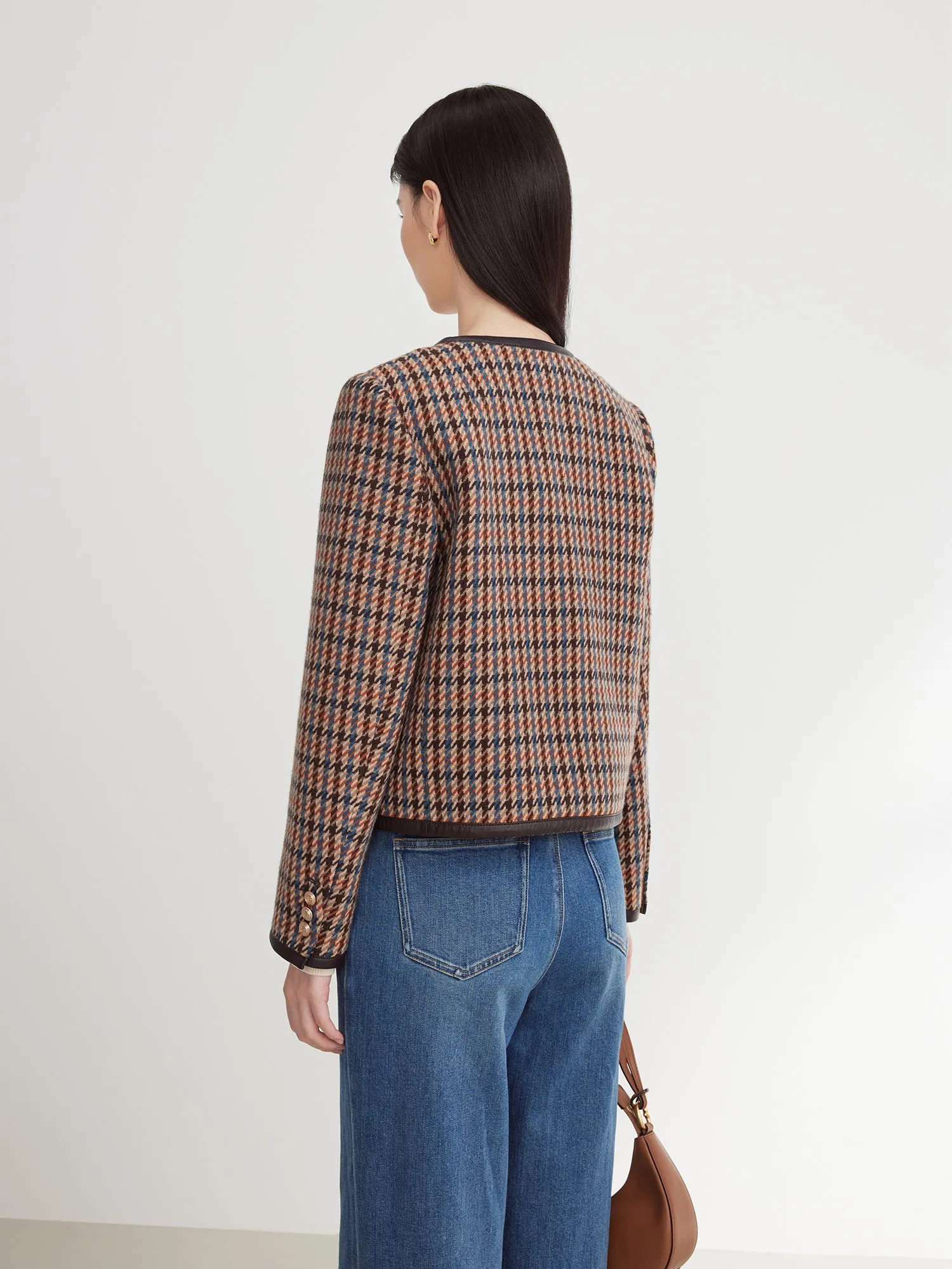 EP YAYING Houndstooth jacket