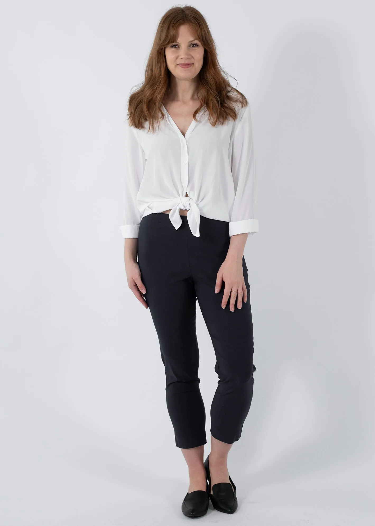 Everyday 7/8 Miracle Bengaline Pant in Ink Navy