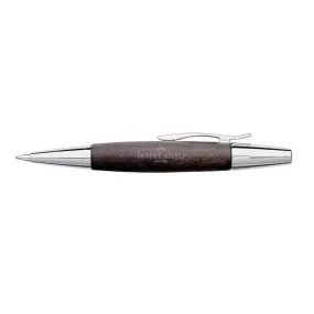 Faber Castell E-motion Twist Ballpoint Pen - Pearwood Black