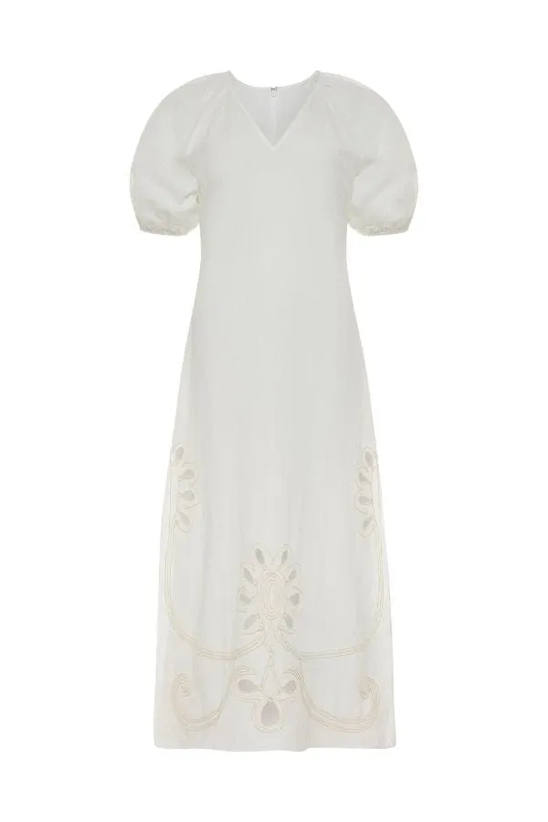 Faye Linen Maxi Dress