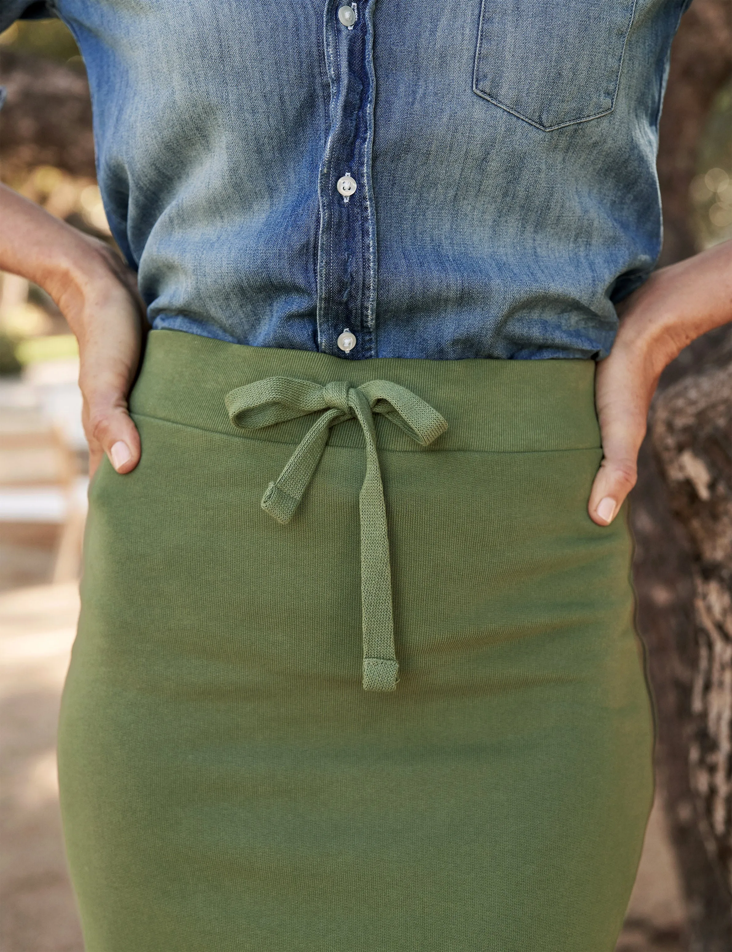 Frank & Eileen - Unforgettable Skirt in Army