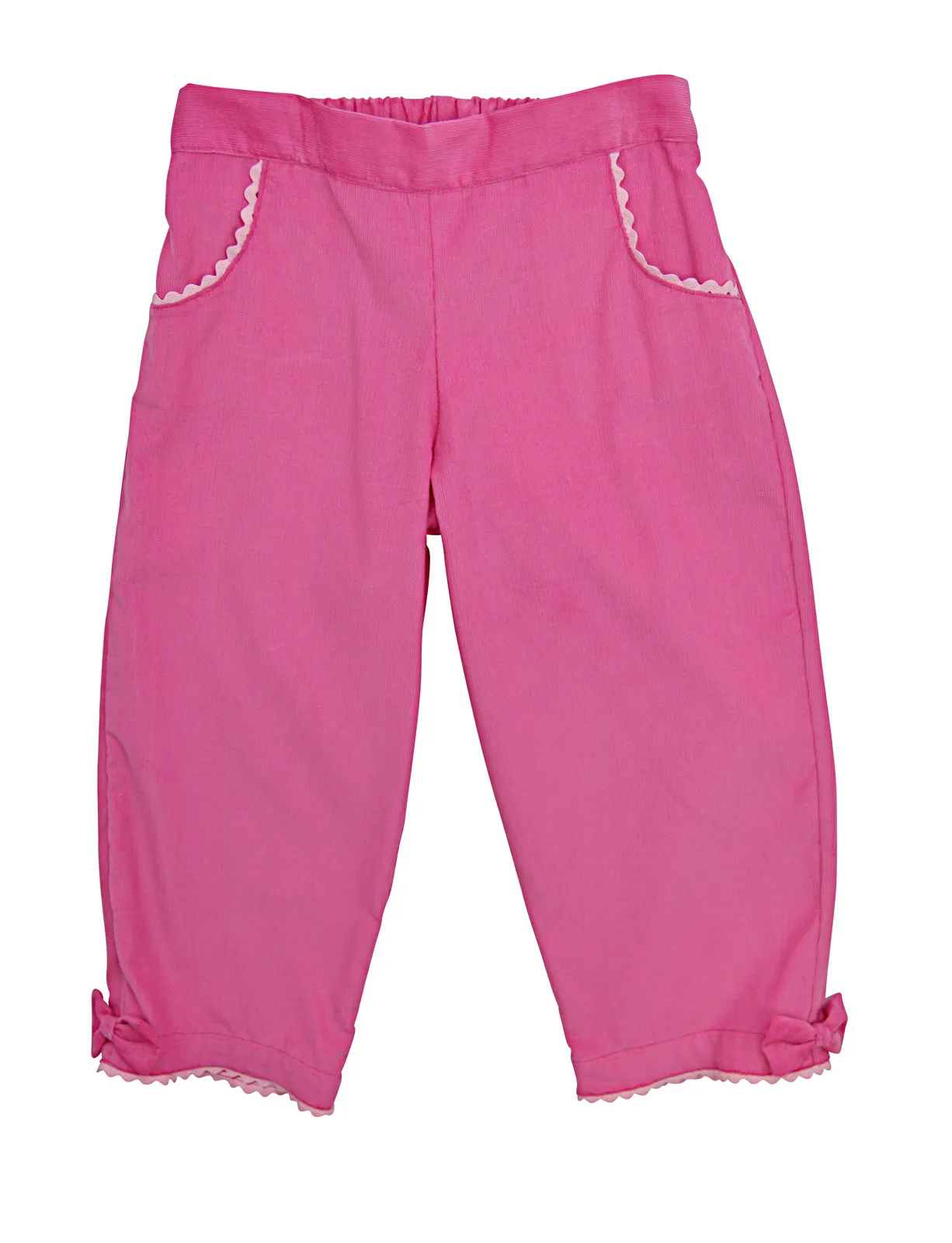 Fucshia cord pants  by Marco & Lizzy