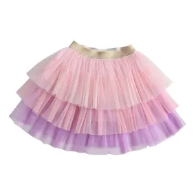 Girls Pink Tutu Layer Skirt 3T- 8T